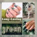 Spring Green Gel Nail Polish Set - 6 Colors