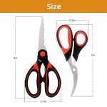 Set of 2 Heavy Duty Kitchen Scissors