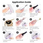 Metallic Gel Nail Liner Set - 2pcs