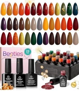 Cozy Campfire Gel Nail Polish Set - 20 Colors