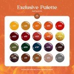Cozy Campfire Gel Nail Polish Set - 20 Colors