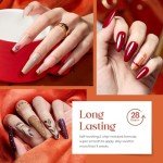 Cozy Campfire Gel Nail Polish Set - 20 Colors