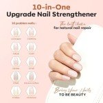 Nail Strengthener Milky White Concealer Polish 15ml
