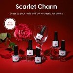 6 Red Gel Nail Polishes for DIY Nail Art