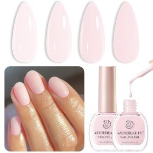 Pink Nail Polish Set - Vegan Quick Dry 2pcs