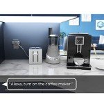 Monster Smart Power Outlet WiFi Control for Indoor Use with Monster App - Voice Control with Amazon Alexa and Google Assistant - 1 Outlet White