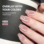 Glassy Cat Eye Glitter Nail Polish, 16ml