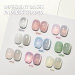 Glassy Cat Eye Glitter Nail Polish, 16ml