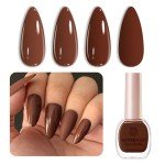 Brown Quick Dry Vegan Nail Polish 0.34 fl oz