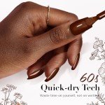 Brown Quick Dry Vegan Nail Polish 0.34 fl oz