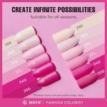 Pink Gel Nail Polish Set - 6 Bright Shades