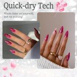 Valentine's Glitter Nail Polish Duo Set