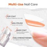 3-in-1 Nail Polish Base, Top Coat & Strengthener