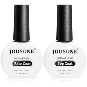 Top Coat & Base Coat Gel Polish Set - 10ml