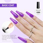 Top Coat & Base Coat Gel Polish Set - 10ml