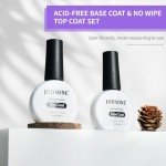 Top Coat & Base Coat Gel Polish Set - 10ml