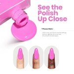 Soft Pink Nail Polish Set - 2 Pcs Under $10