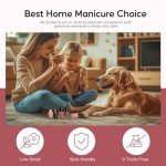 Sheer Pink Jelly Nail Polish Set for DIY Manicure