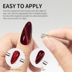 Burgundy Cat Eye Gel Nail Polish - 15ml