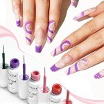 10pcs Nail Art Gel Liner Set for DIY Design