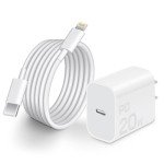 Fast Charger i Phone, 20W USB-C Wall Charger Block with 6Ft Charging Cable Compatible with IP 14/14 Pro/14 Plus/14 Pro Max/13/13 Mini/13 Pro/13 Pro Max/12/11/X/ & More