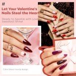 Christmas Nail Polish Set - 6 Mini Colors