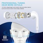 2 Pack for Apple Earbuds Wired, [MFi Certified] 3.5mm Headphones with Microphone Volume Control HiFi Stereo for iPhone/iPad/iPods/Samsung/Pixel Kindle Switch MP3/4