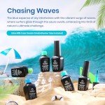 Beetles Summer Blue Gel Nail Polish Set