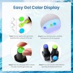Beetles Summer Blue Gel Nail Polish Set