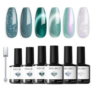 6 Color Hema-Free Cat Eye Gel Polish Set