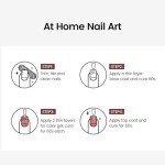 10ml White Gel Nail Polish for DIY Manicures