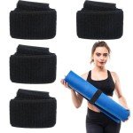 Adjustable Stretch Yoga Mat Strap - 4 Pack