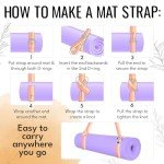 Yoga Mat Strap - Adjustable & Non-Slip - 30 Colors