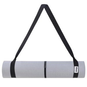 Adjustable Yoga Mat Strap Carrier – Black