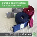 Gaiam Yoga Mat Sling and Stretching Strap