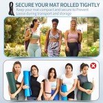 Adjustable Yoga Mat Strap Carrier – Black