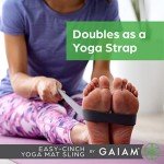 Gaiam Yoga Mat Sling and Stretching Strap
