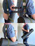 Yoga Mat Carry Strap - Durable & Comfortable (Green)