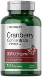 Cranberry Extract with Vitamin C - 120 Capsules
