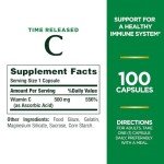 Vitamin C Time Release - 500mg, 100 Capsules