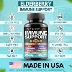 Elderberry Immune Boosting Supplement with Echinacea