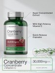 Cranberry Extract with Vitamin C - 120 Capsules