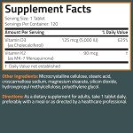 Bronson K2 D3 Supplement - 120 Easy Tablets