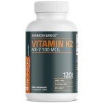 Bronson Vitamin K2 MK-7 100 MCG, 120 Tablets