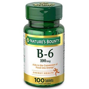 Vitamin B6 Tablets for Energy & Nervous Health