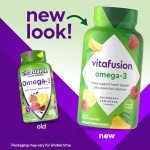 Omega-3 Gummy Vitamins, Berry Lemonade Flavor, 120 Count