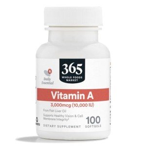 Vitamin A 10K IU Softgels - 100 Count