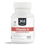 Vitamin A 10K IU Softgels - 100 Count