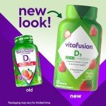 Strawberry Flavor Vitamin D3 Gummies - 120 Count