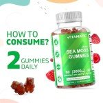 Irish Sea Moss Gummies - 3000 mg - 60 Count